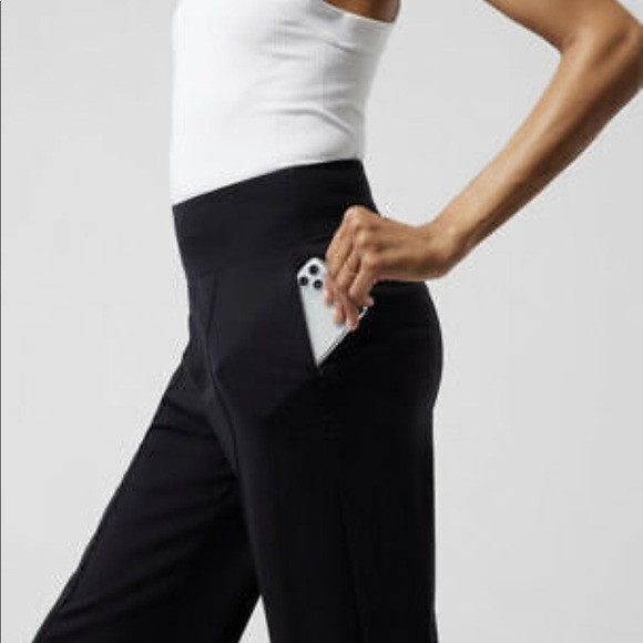 Athleta Eastbound Wide Pant (gray) - Picture 16 of 16